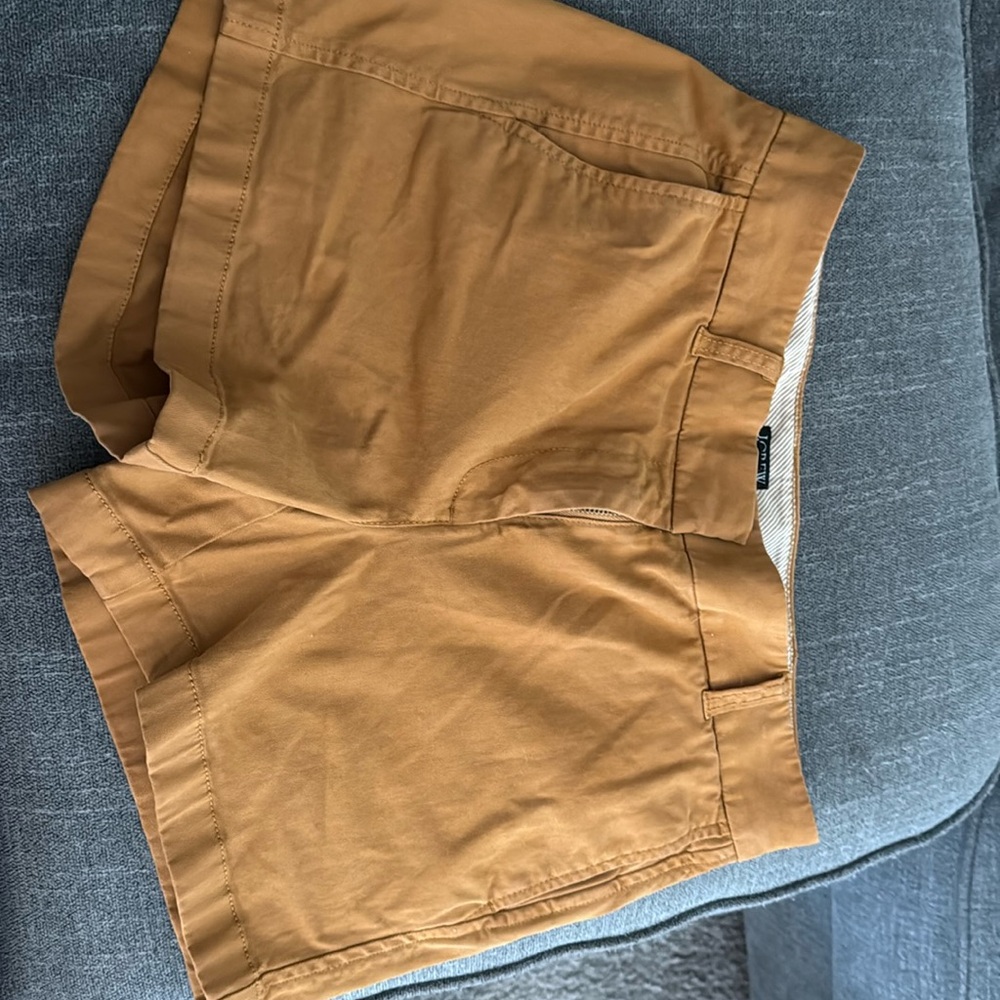 J.Crew khaki shorts.  Brand new without tags.  Size 4